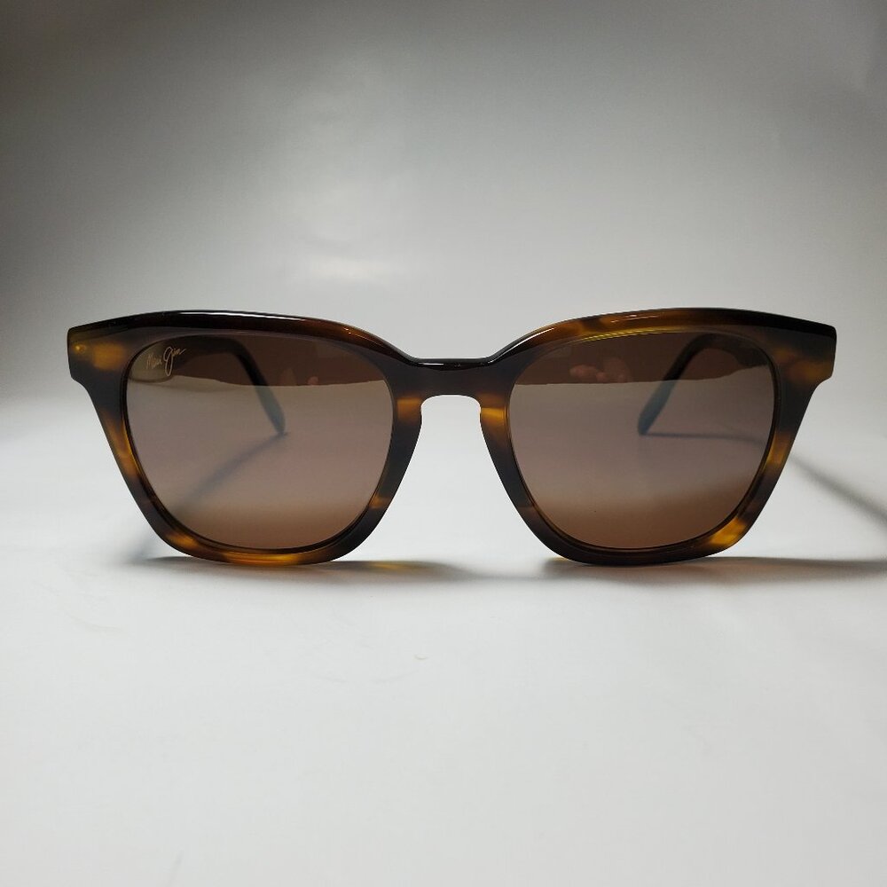 Maui Jim Shave Ice Sunglasses Tortoise Shell MJ533-10 w Case and Pouch and Cloth
